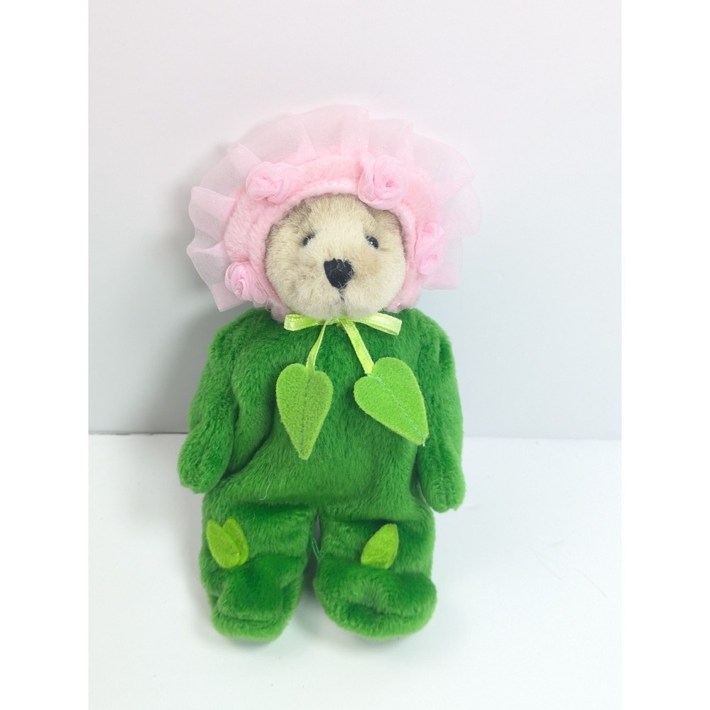 Vintage Wee Bear Village GANZ Bear Lil Blossom Pink 1999